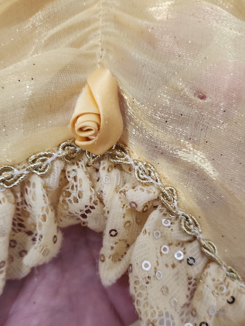 Disney Parks Child's Beauty and the Beast Belle Dress Costume - Picture 6 of 15